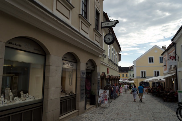 Exploring the streets of Melk...Photo © 2014 Aaron Saunders